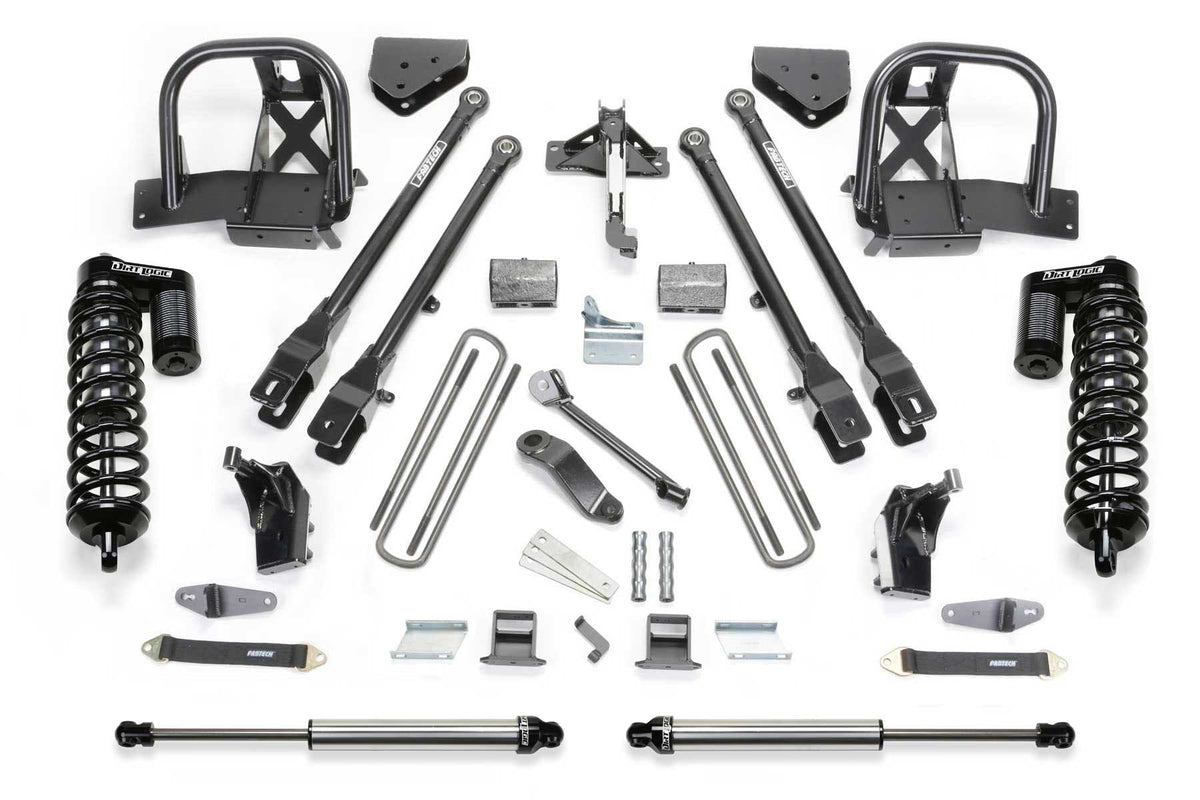 Fabtech K2159DL 6in. 4LINK SYS W/DLSS 4.0 C/O/RR DLSS 2011-13 FORD F450/550 4WD 10 LUG