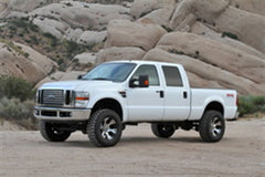 Fabtech K2160 4in. BUDGET SYS W/PERF SHKS 2011 FORD F250/350/450 4WD 8 LUG ONLY