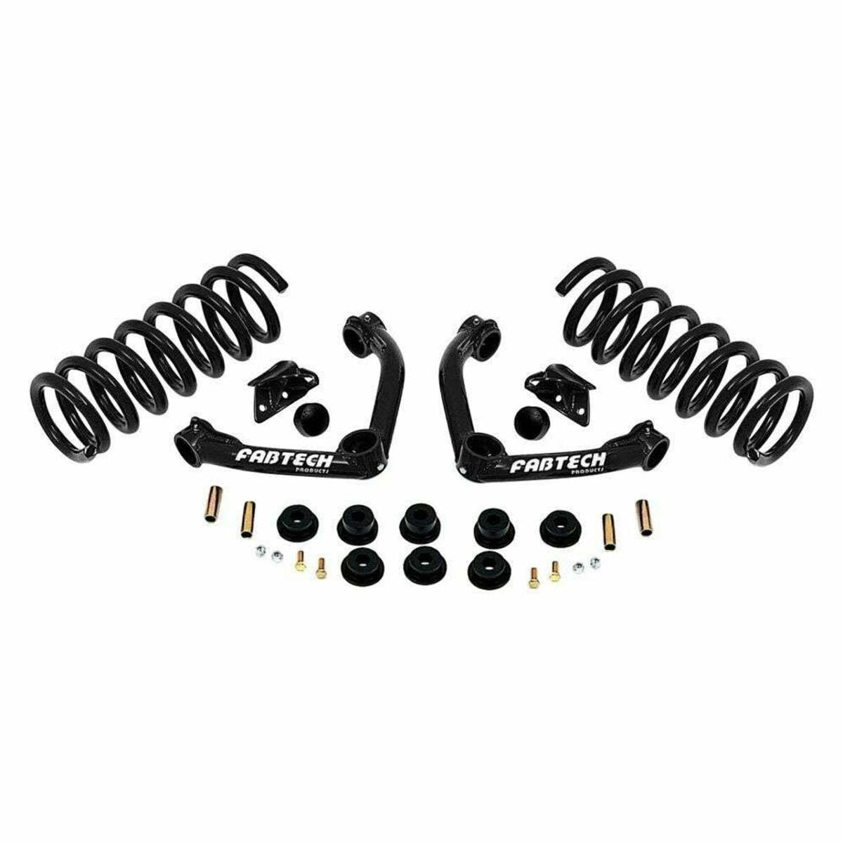 Fabtech K2166 3in. SPINDLE SYS W/PERF SHKS 01-08 FORD RANGER 2WD COIL SPRING FRT SUSP