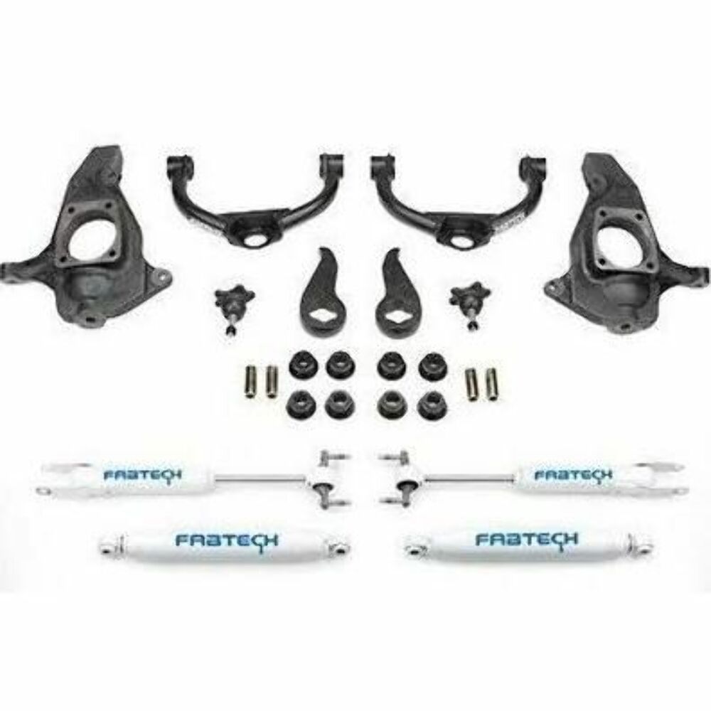 Fabtech K2170 5.5in. ULTIMATE SYS W/PERF SHKS 01-08 FORD RANGER 2WD COIL SPRING FRT SUSP W/4.0