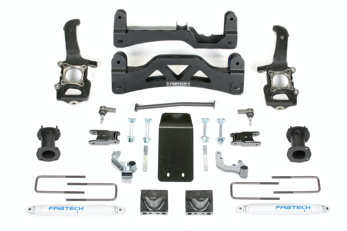 Fabtech K2190 6in. BASIC SYS GEN II W/PERF SHKS 2009-13 FORD F150 4WD