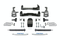Fabtech K2193 4in. BASIC SYS W/RR PERF SHKS 2015 FORD F150 4WD
