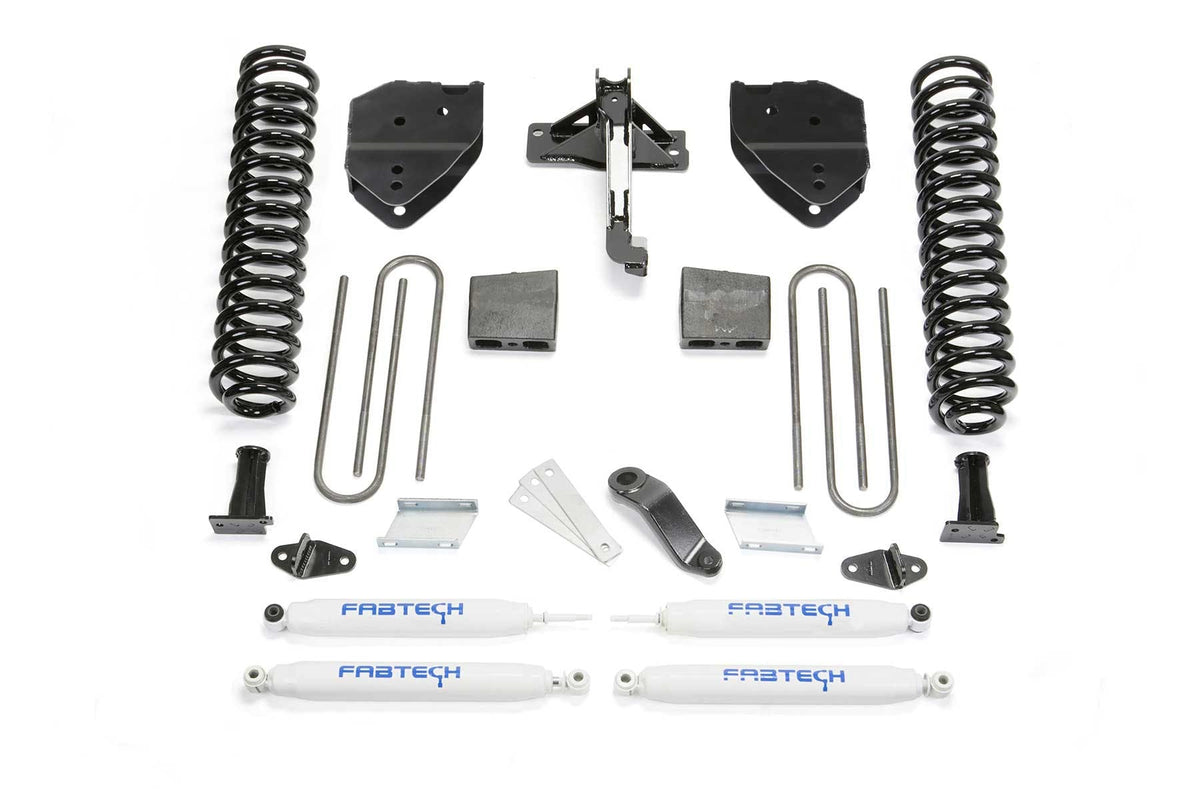 Fabtech K2217 6in. BASIC SYS W/PERF SHKS 2017 FORD F250/F350 4WD