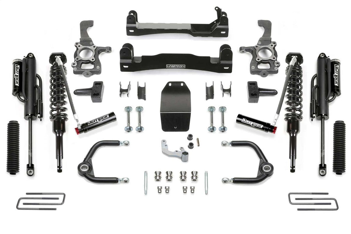 Fabtech K2363DL Uniball UCA Lift System w/Shocks