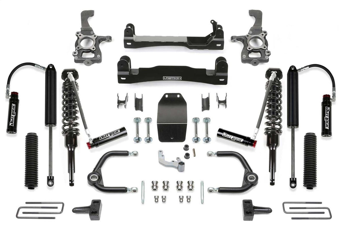 Fabtech K2364DL Uniball UCA Lift System w/Shocks
