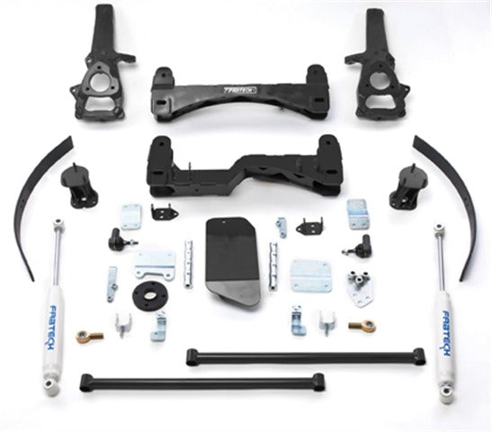 Fabtech K3016 6in. BASIC SYS W/PERF SHKS 06-08 DODGE 1500 4WD