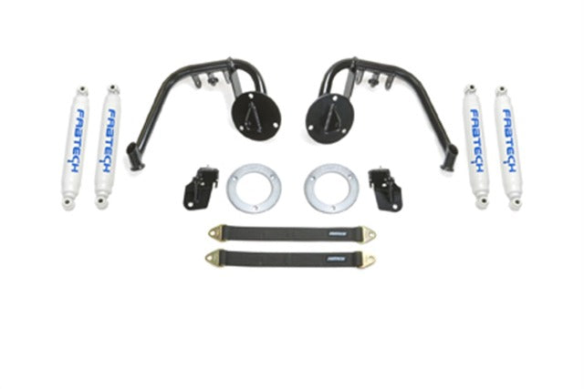 Fabtech K3025 4.5in./6in. MULTIPLE FRT SHK SYS W/PERF SHKS 03-11 DODGE 2500/3500 4WD