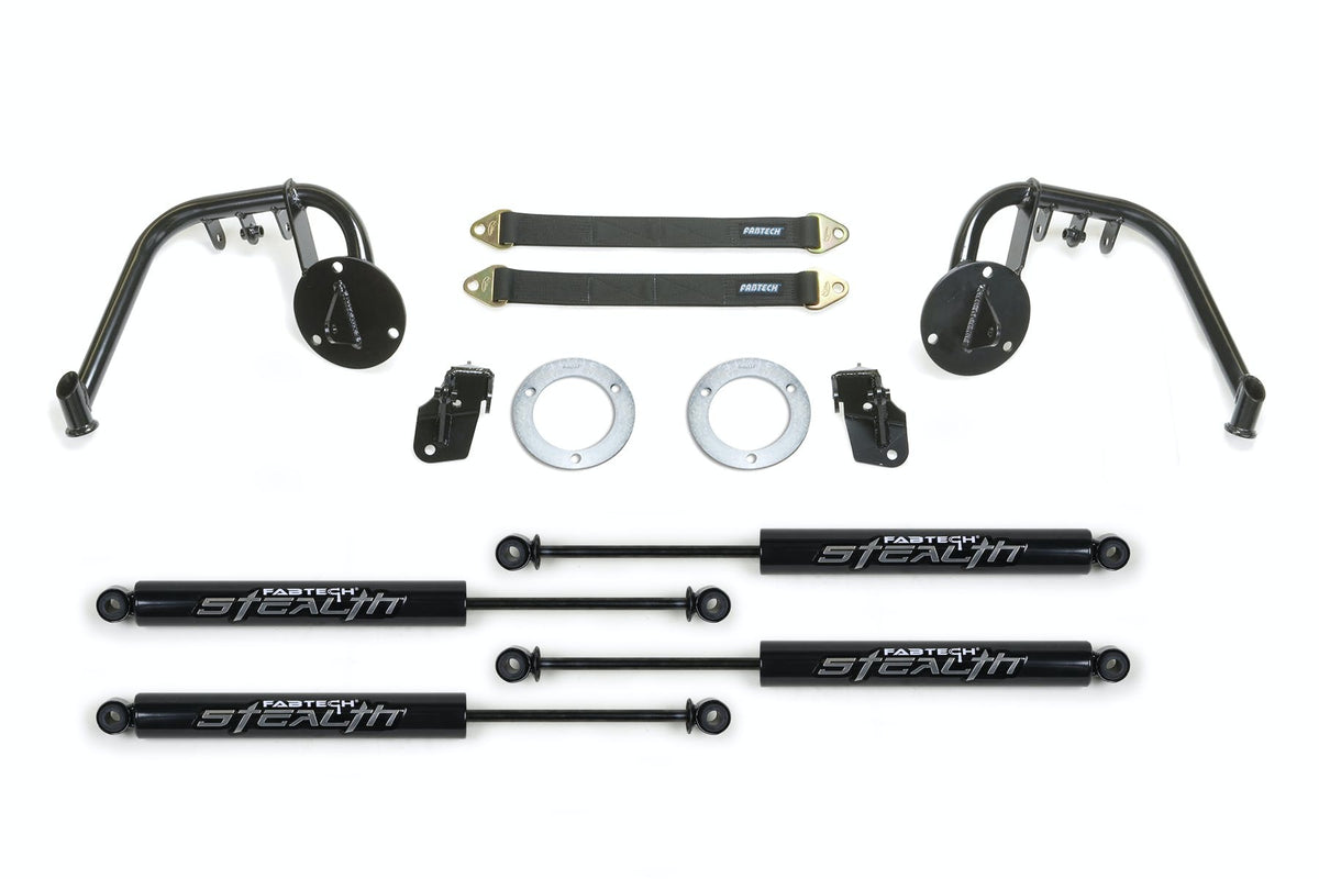 Fabtech K3025M 4.5in./6in. MULTIPLE FRT SHK SYS W/STEALTH 03-11 DODGE 2500/3500 4WD