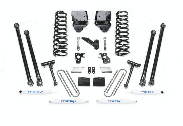 Fabtech K3035 6in. LONGARM KIT W/COILS/PERF SHKS 09-11 DODGE 2500/3500 4WD W/GAS MTR/AUTO