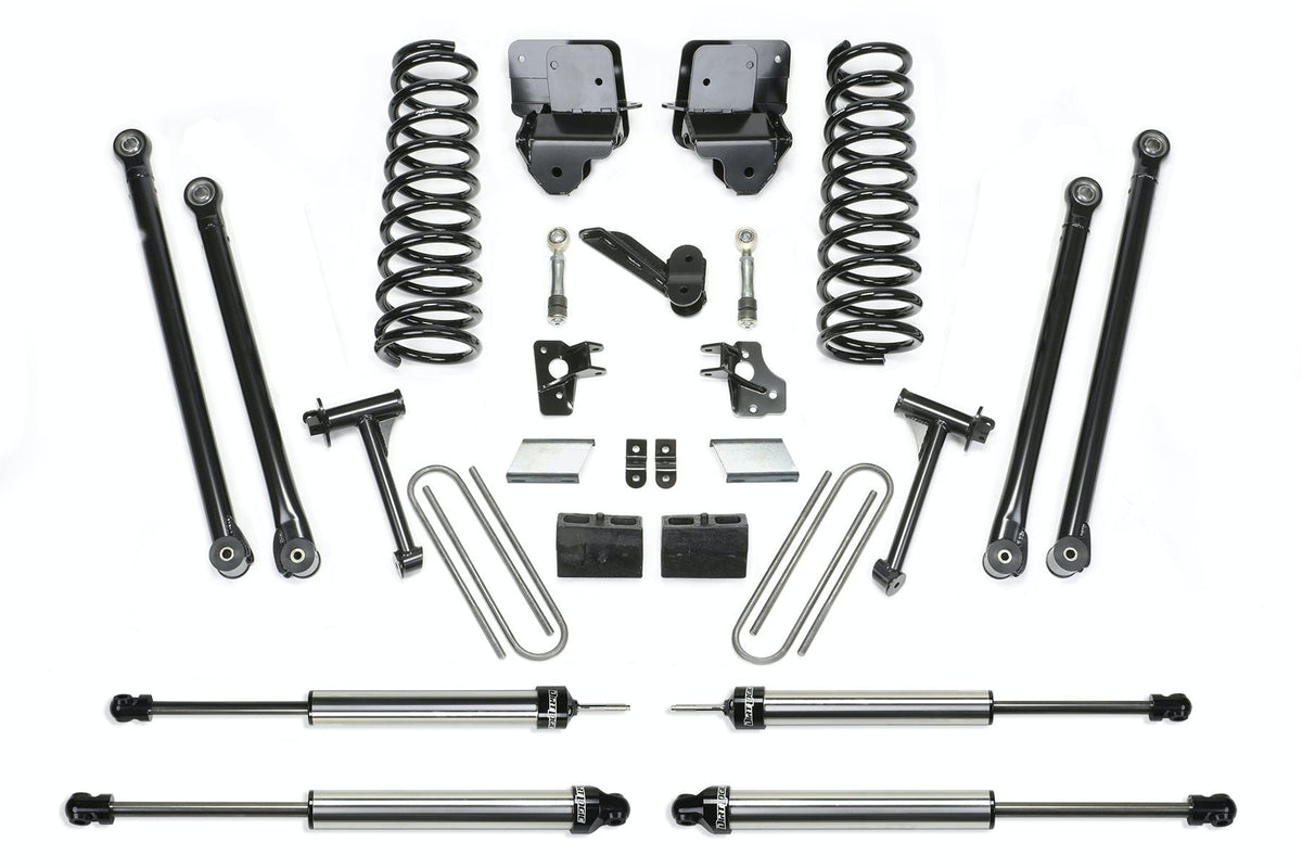 Fabtech K3041DL 6in. LONGARM KIT W/COILS/DLSS SHKS 03-05 DODGE 2500 4WD W/DIESEL/AUTO