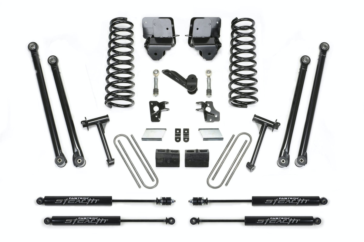 Fabtech K3041M 6in. LONGARM KIT W/COILS/STEALTH 03-05 DODGE 2500 4WD W/DIESEL/AUTO