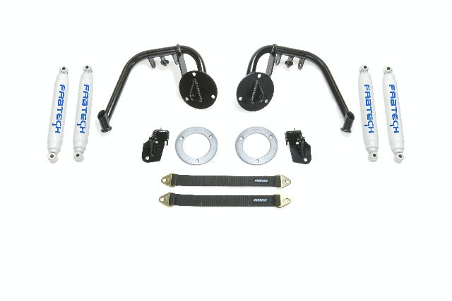 Fabtech K3044 4.5in./6in. MULTIPLE FRT SHK SYS W/PERF SHKS 09-11 DODGE 2500/3500 4WD