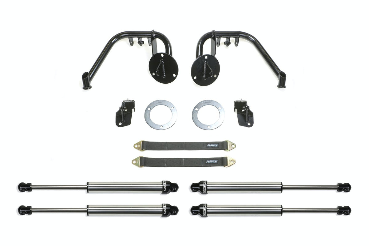Fabtech K3044DL 4.5in./6in. MULTIPLE FRT SHK SYS W/DLSS 2.25 NONRESI SHKS 09-13 DODGE 2500/3500