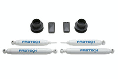 Fabtech K3056 2.5IN. COIL SPCR KIT W/PERF SHKS 2014 DODGE 2500/3500