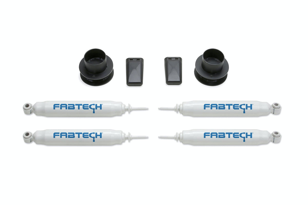 Fabtech K3060 2.5in. COIL SPCR KIT W/PERF SHKS 2014-16 RAM 2500 4WD