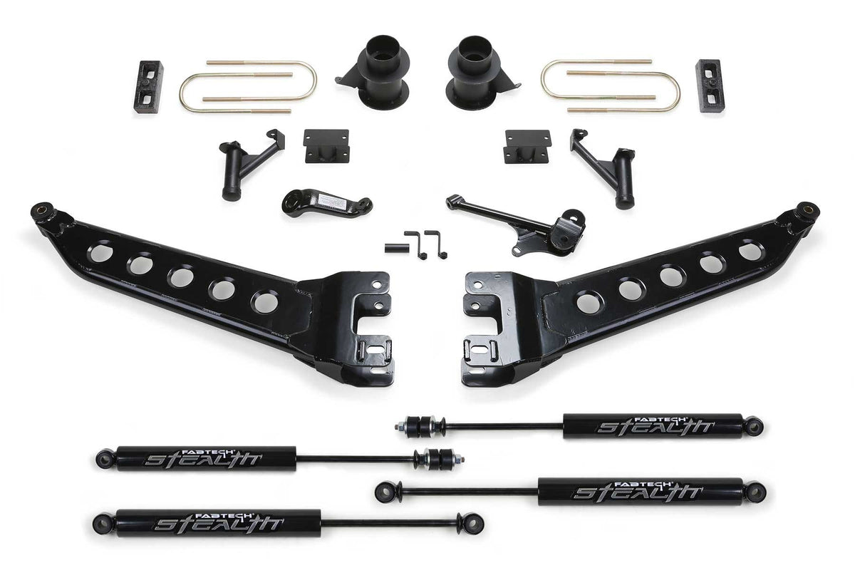 Fabtech K3070M 5in. RADIUS ARM KIT W/STEALTH 2013-16 RAM 3500 4WD W/FACTORY RADIUS ARM