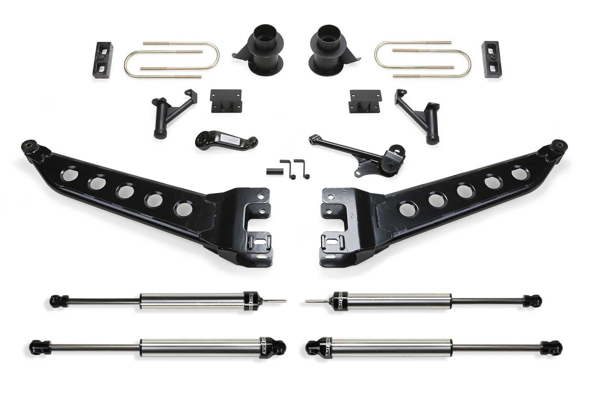Fabtech K3071DL 5in. RADIUS ARM KIT W/DLSS SHKS 2013-14 RAM 3500 4WD W/FACTORY RADIUS ARM