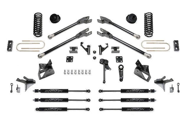 Fabtech K3092M 5in. 4-LINK KIT W/FRT DUAL STEALTH/RR STEALTH 2013-16 RAM 3500 4WD