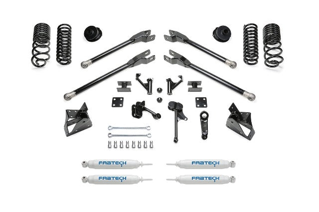 Fabtech K3141 5in. 4-Link Kit w/PERF Shocks 2014-15 Ram 2500 4WD