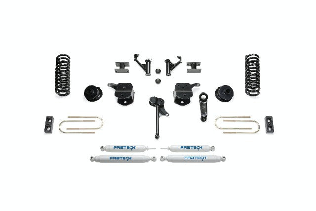Fabtech K3143 5in. Basic Kit w/Perf Shks 2013-14 RAM 3500 4WD