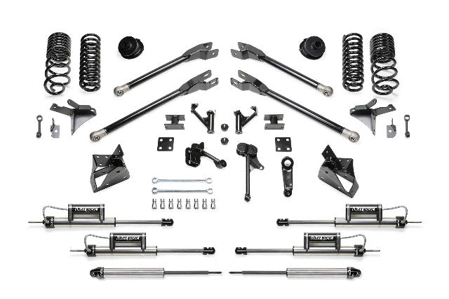 Fabtech K3166DL 5in. 4-LINK KIT W/FRT DUAL DLSS RESI SHKS/RR DLSS N/R SHKS 2014-16 RAM 2500 4WD
