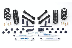 Fabtech K4001 4in. BASIC SYS W/PERF SHKS 97-06 JEEP TJ ALL MODELS 4WD/LJ UNLMTD ALL MODELS
