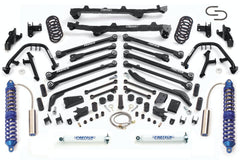 Fabtech K4005 6in. LONGARM W/BLUE FRT 2.5 C/O/RR CS/PERF RR SHKS 04-06 JEEP LJ 4WD UNLMTD ALL