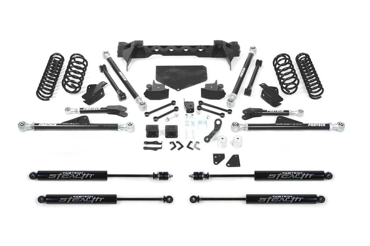 Fabtech K4045M 5in. CRWLR SYS W/FRT/RR CS/STEALTH 2012-15 JEEP JK 4WD