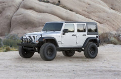 Fabtech K4048 3in. BUDGET SYSTEM W/PERF SHKS 07-12 JEEP JK 4-DOOR