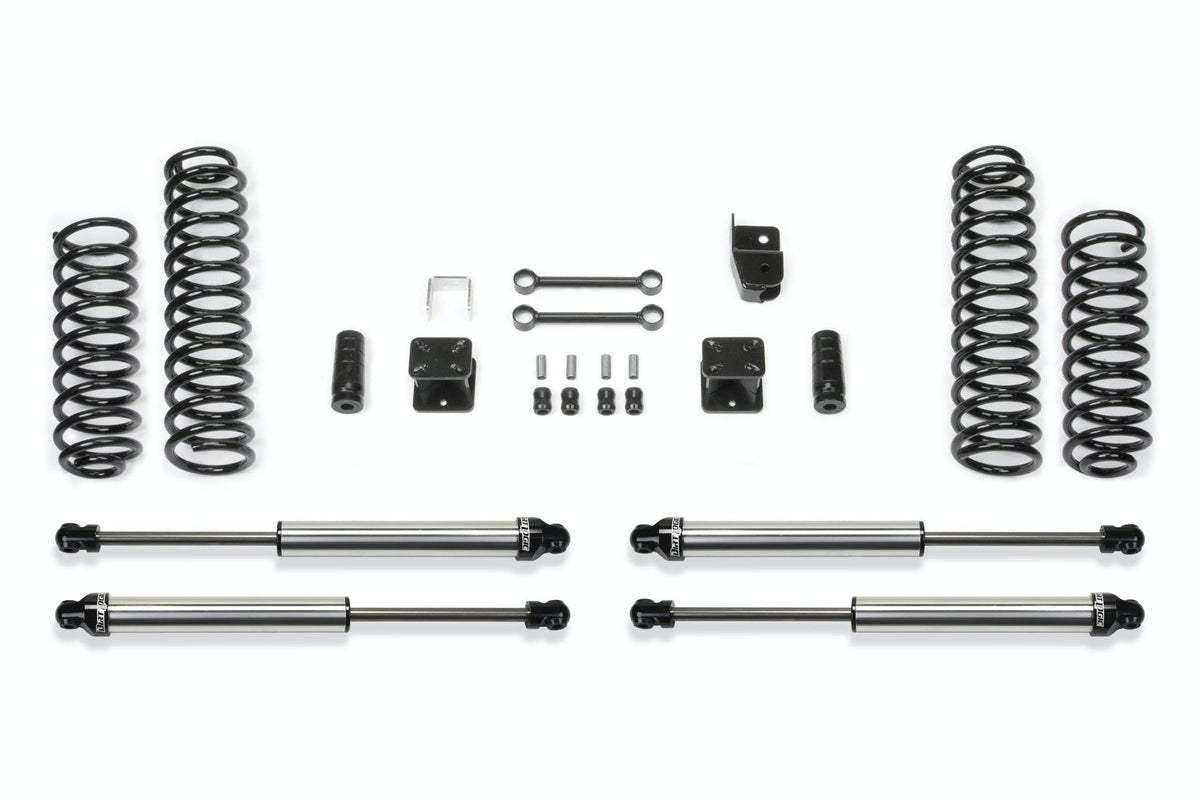 Fabtech K4048DL 3in. BUDGET SYSTEM W/DLSS SHKS 07-15 JEEP JK 4-DOOR