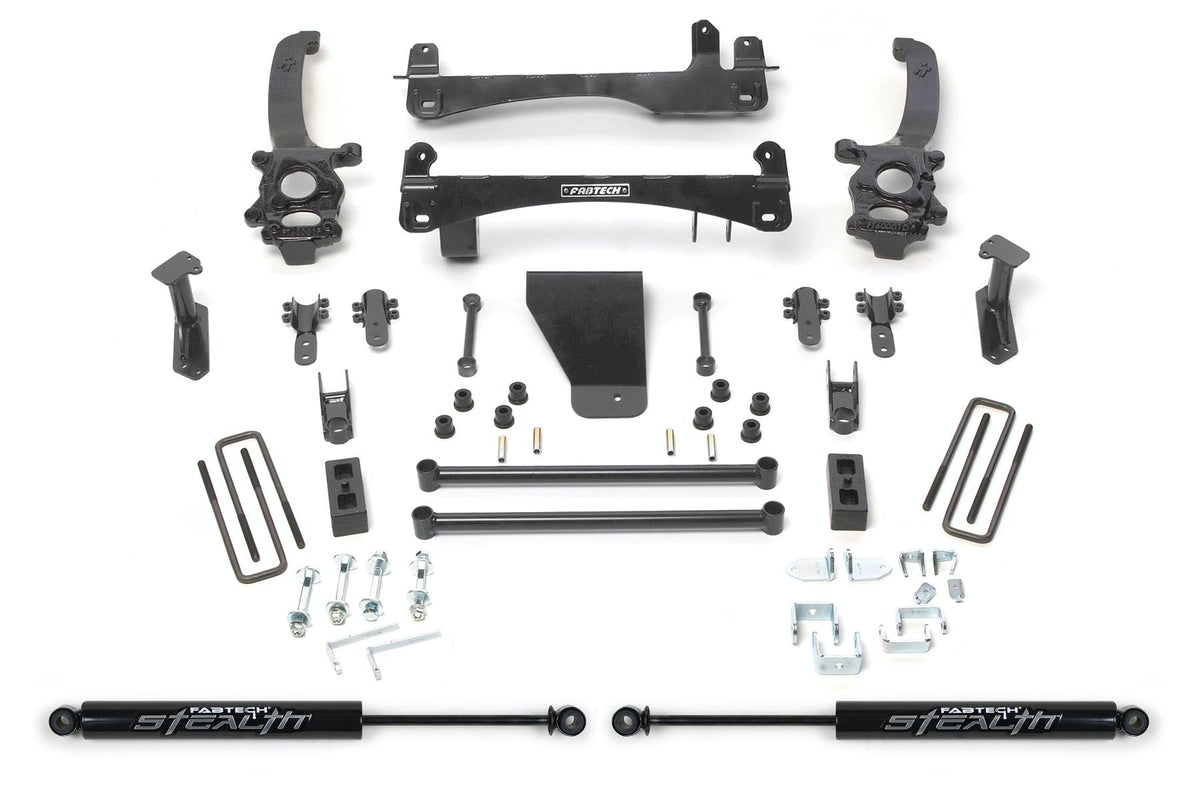 Fabtech K6003M 6in. BASIC SYS W/STEALTH RR 06-12 NISSAN FRONTIER 2/4WD