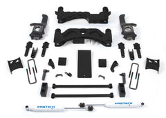 Fabtech K7009 6in. BASIC SYS W/C/O SPACERS/PERF RR SHKS 07-12 TOYOTA TUNDRA 2/4WD