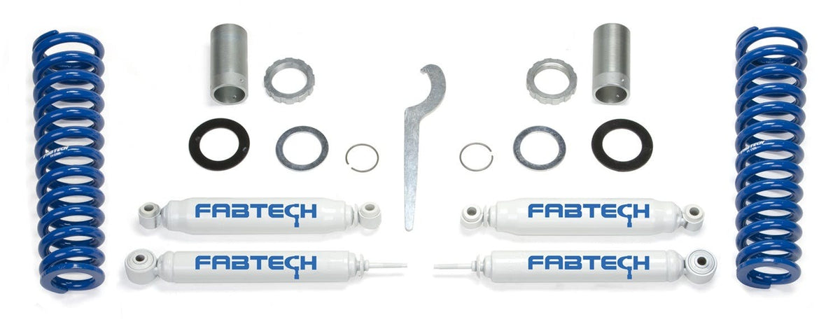 Fabtech K7012 0-2.5in. BASIC ADJ C/O SYS W/PERF RR SHKS 00-06 TOYOTA TUNDRA 2WD/4WD