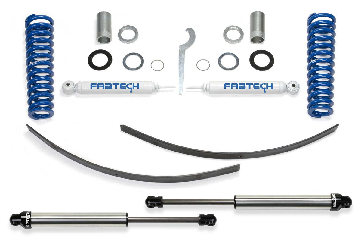 Fabtech K7015DL 0-3.5in. BASIC ADJ C/O SYS W/RR DLSS 95.5-04 TOYOTA TACOMA PRNNR 6LUG MDLS 2/4WD