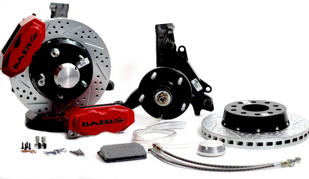 Baer Brakes 11inch SS4 Plus Front Brake Kit Fire R SDZ Std Studs 4301438FR