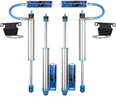 Carli Suspension CS-DPT25SPKG-1419-D-AR Carli Tuned King 2.5 inch RR Front and Rear Shock Pkg 3.25 inch Lift Res Mounts