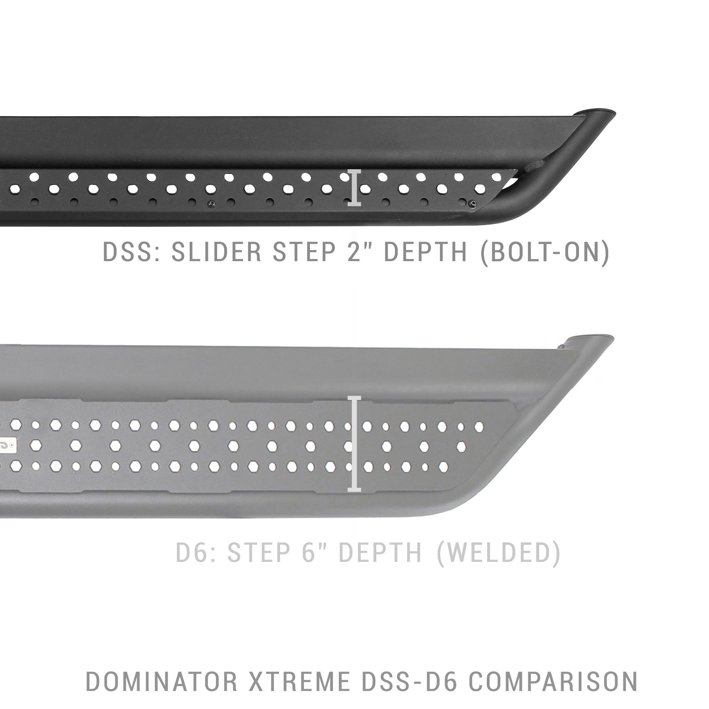 Go Rhino Jeep Step Nerf Bar FSDSS4505T