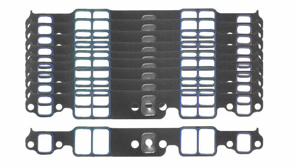 FEL-PRO SBC Intake Gaskets 10pk Stock Port 1.23 x 1.99 pn.1256B