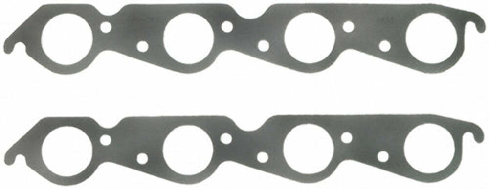 FEL-PRO BB Chevy Exhaust Gaskets Stock Aluminum Heads pn.1411