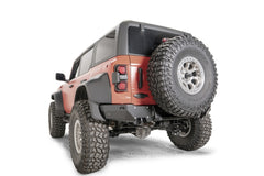 Fab Fours Premium Rear Bumper, Sensor Compatible, Matte Black Powder Coat BR22-Y5751-1