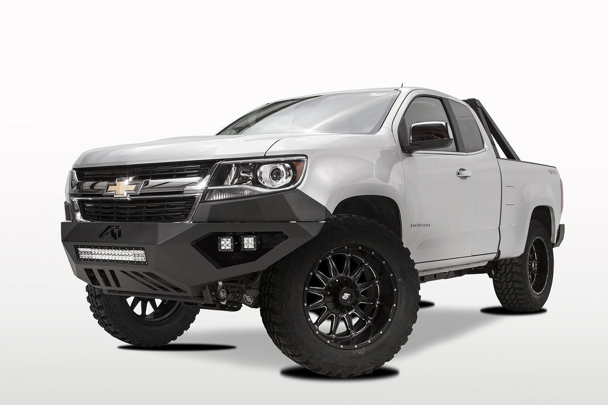 Fab Fours Vengeance Front Bumper, No Guard, 2-Stage Black Powder Coat CC15-D3351-1