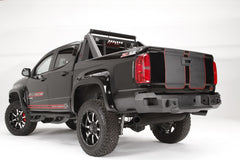 Fab Fours Premium Rear Bumper, 2-Stage Black Powder Coat CC15-W3350-1