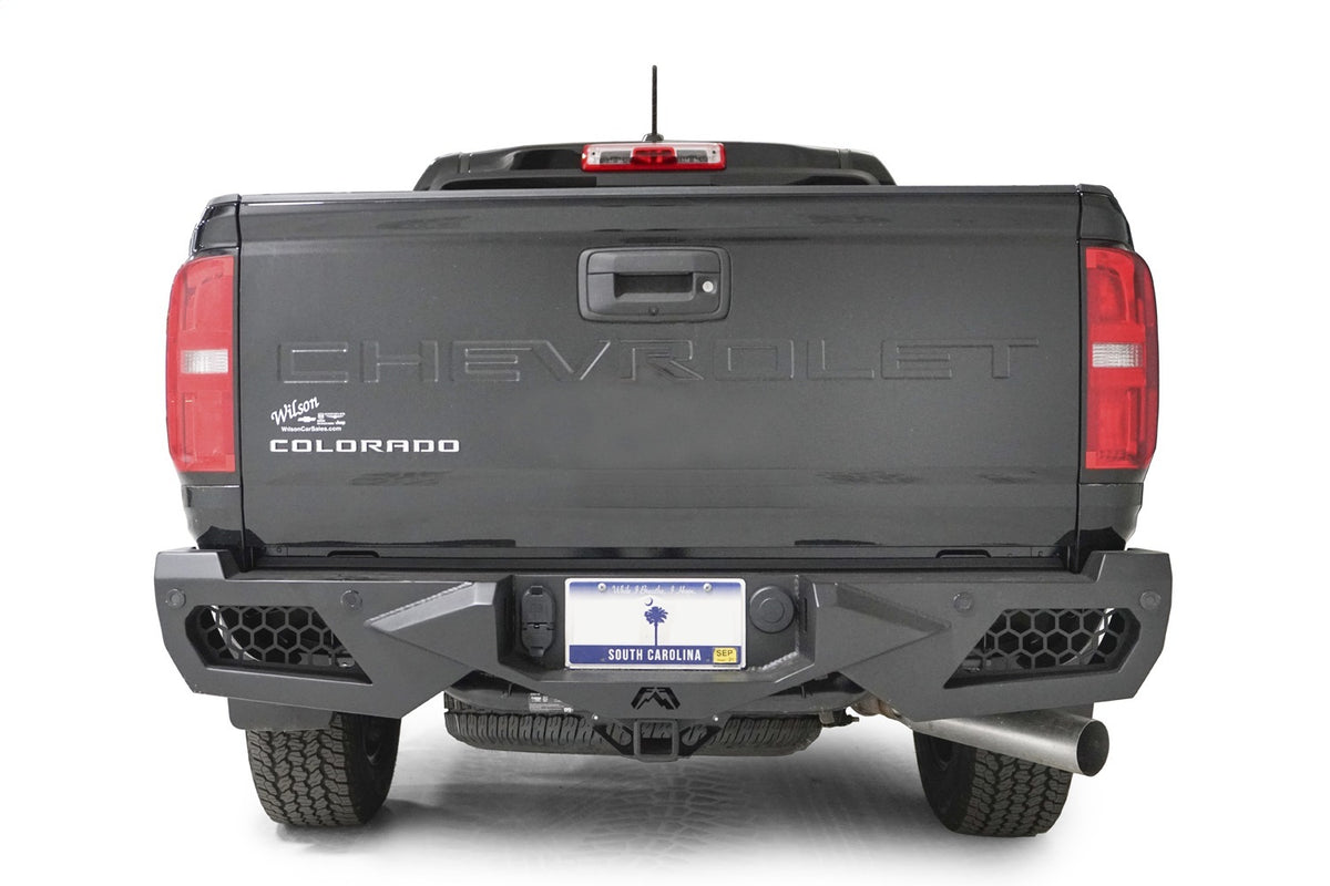 Fab Fours Vengeance Rear Bumper, Black Powder Coat CC21-E3352-1