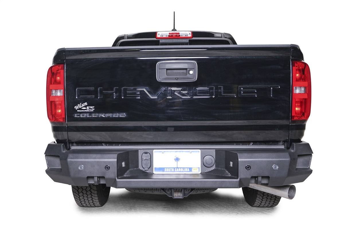 Fab Fours Premium Rear Sensor Bumper, Bare Steel CC21-W3351-B