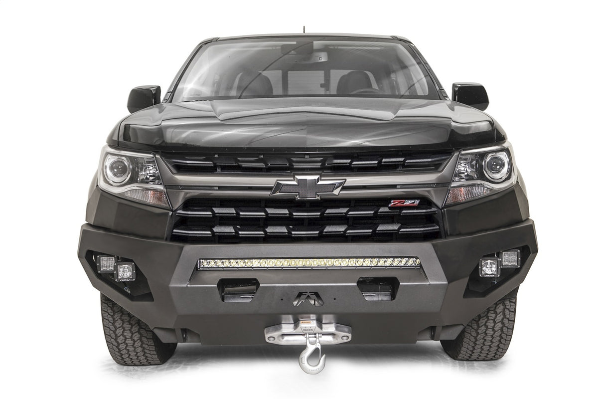 Fab Fours Matrix Front Bumper, No Guard, Black Powder Coat CC21-X5151-1