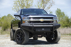 Fab Fours Elite Front Bumper, No Guard, 2-Stage Black Powder Coat CH05-Q1361-1