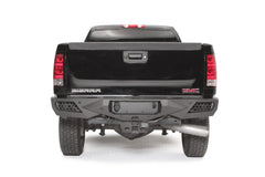 Fab Fours Vengeance Rear Bumper, Sensor Compatible, 2-Stage Black Powder Coat CH11-E2151-1