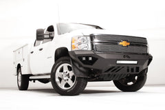 Fab Fours Vengeance Front Bumper, No Guard, 2-Stage Black Powder Coat CH11-V2751-1