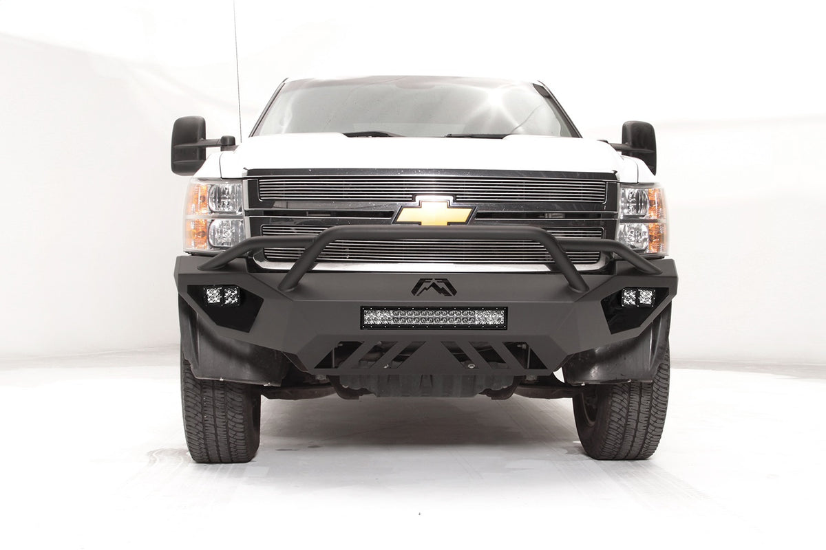 Fab Fours Vengeance Front Bumper, Pre-Runner Guard, 2-Stage Black Powder Coat CH11-V2752-1