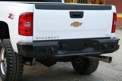Fab Fours Premium Rear Sensor Bumper, 2-Stage Black Powder Coat CH11-W2150-1